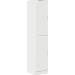 vidaXL Escritorio 2 pcs White New