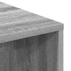 vidaXL Escritorio 2 pcs Gris sonoma Online