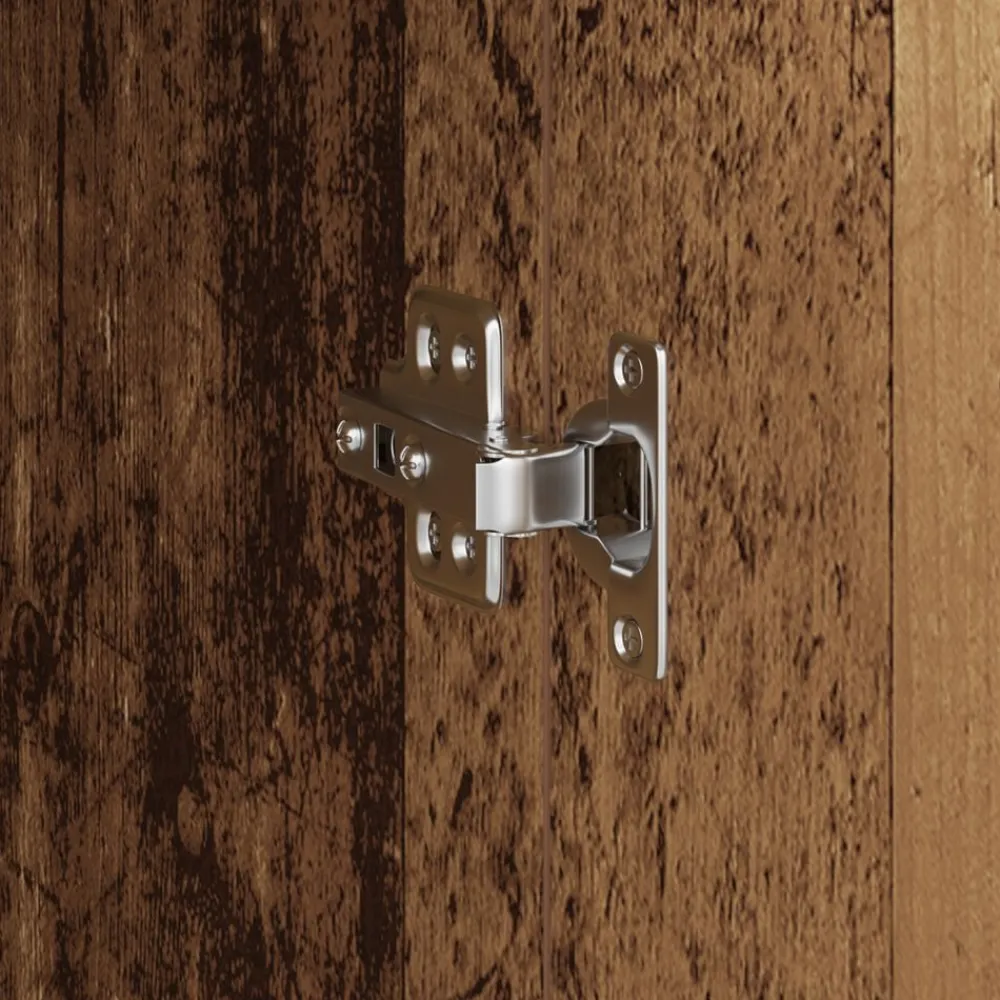 vidaXL Escritorio 2 pcs Madera vieja Madera envejecida Outlet