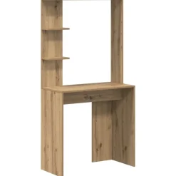 vidaXL Mobiliario De Oficina-Escritorio 2 pcs Roble artesanal