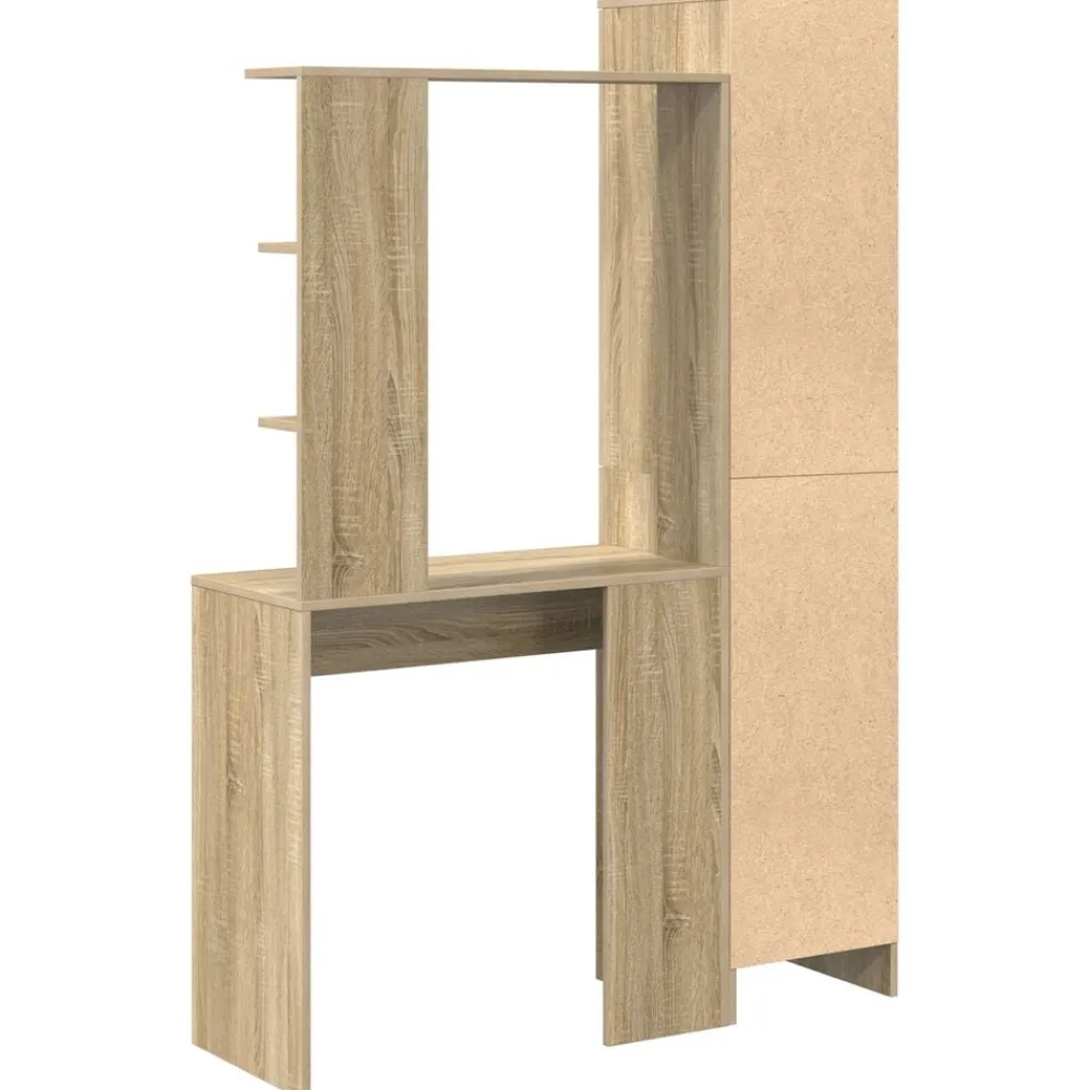 vidaXL Escritorio 2 pcs Roble Sonoma Sale