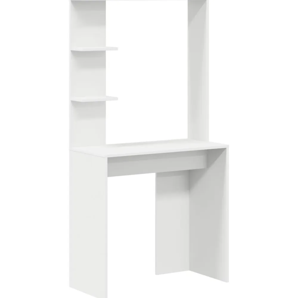 vidaXL Escritorio 78,5 x 37 x 154,5 cm Madera de ingeniería White Clearance
