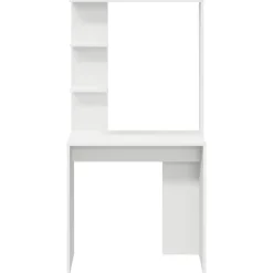 vidaXL Escritorio 78,5 x 37 x 154,5 cm Madera de ingeniería White Clearance
