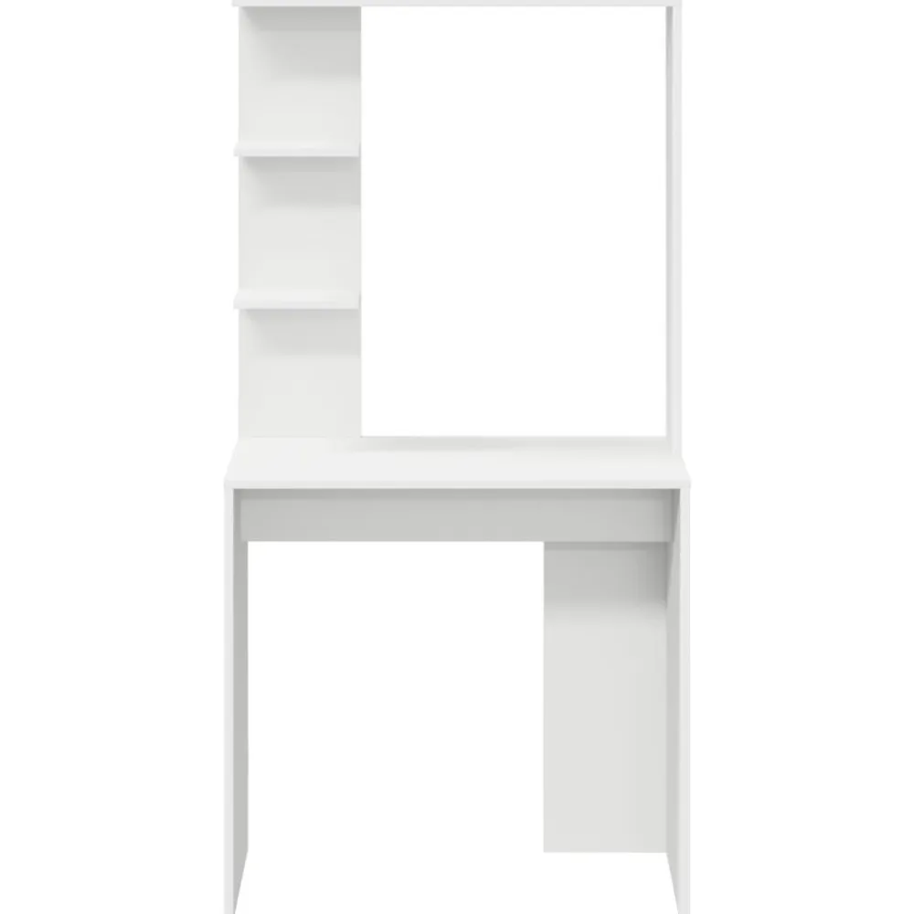 vidaXL Escritorio 78,5 x 37 x 154,5 cm Madera de ingeniería White Clearance