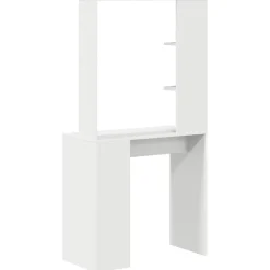 vidaXL Escritorio 78,5 x 37 x 154,5 cm Madera de ingeniería White Clearance