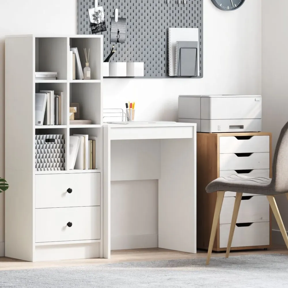 vidaXL Escritorio 60 x 40 x 76 cm White Clearance