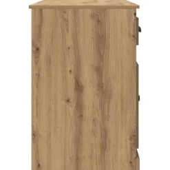 vidaXL Mobiliario De Oficina-Escritorio con armario Roble artesanal 154,5 x 50 x 75 cm