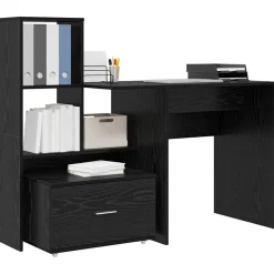 vidaXL Mobiliario De Oficina-Escritorio con cajón 131,5 x 50 x 106,5 cm