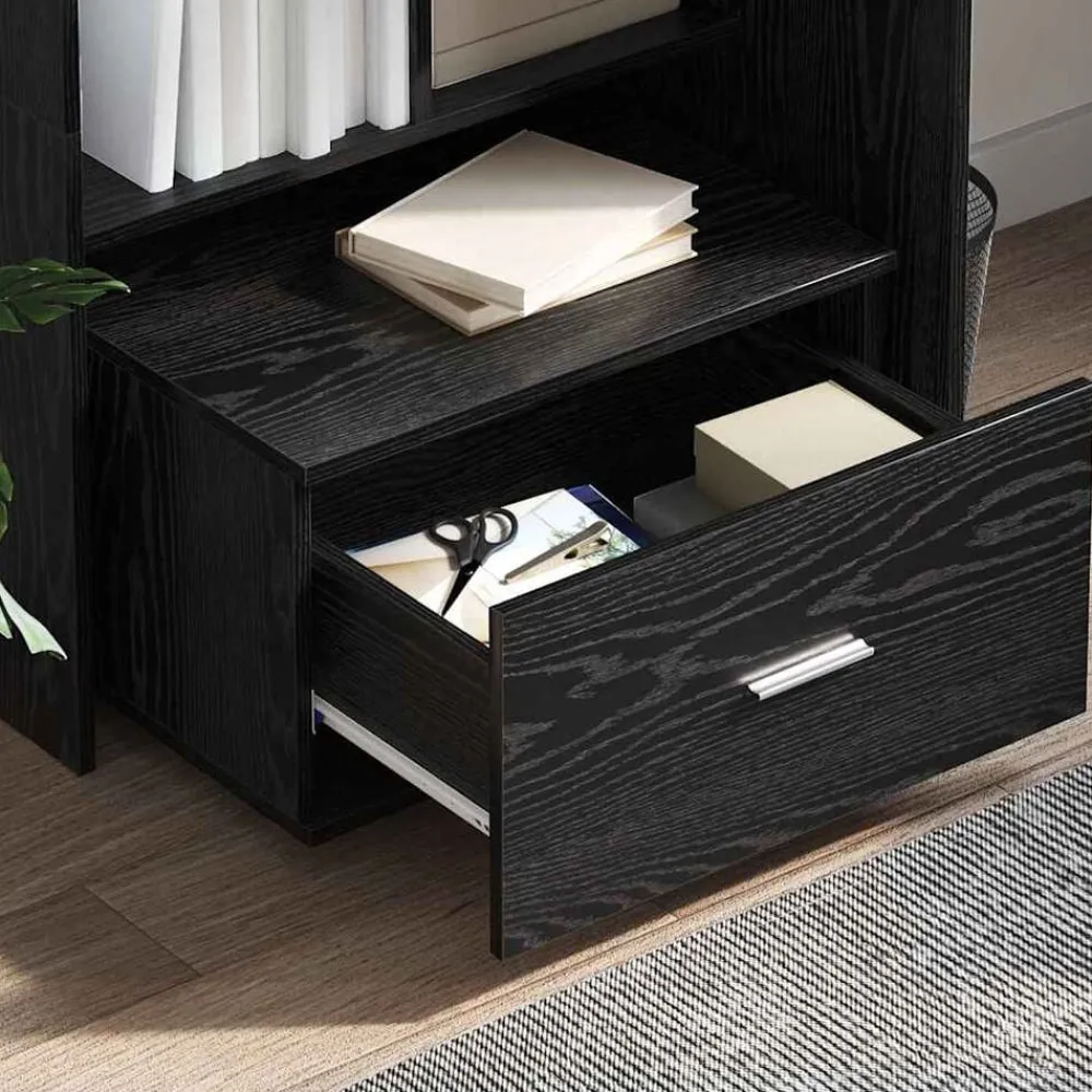 vidaXL Mobiliario De Oficina-Escritorio con cajón 131,5 x 50 x 106,5 cm
