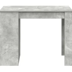 vidaXL Escritorio con cajón estante madera contrachapada gris hormigón Gris hormigón Best
