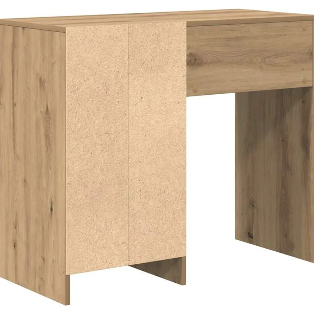 vidaXL Mobiliario De Oficina-Escritorio con cajón Roble artesanal 90 x 37.5 x 75 cm