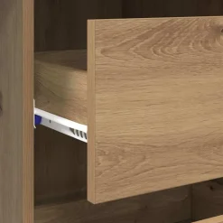 vidaXL Mobiliario De Oficina-Escritorio con cajón Roble artesanal 90 x 37.5 x 75 cm