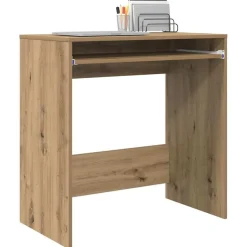 vidaXL Mobiliario De Oficina-Escritorio con cajón Roble artesanal 77.5 x 43 x 79 cm
