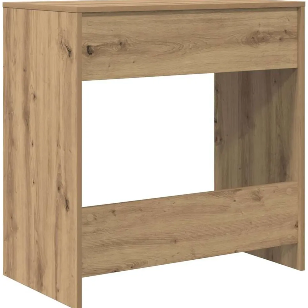 vidaXL Mobiliario De Oficina-Escritorio con cajón Roble artesanal 77.5 x 43 x 79 cm