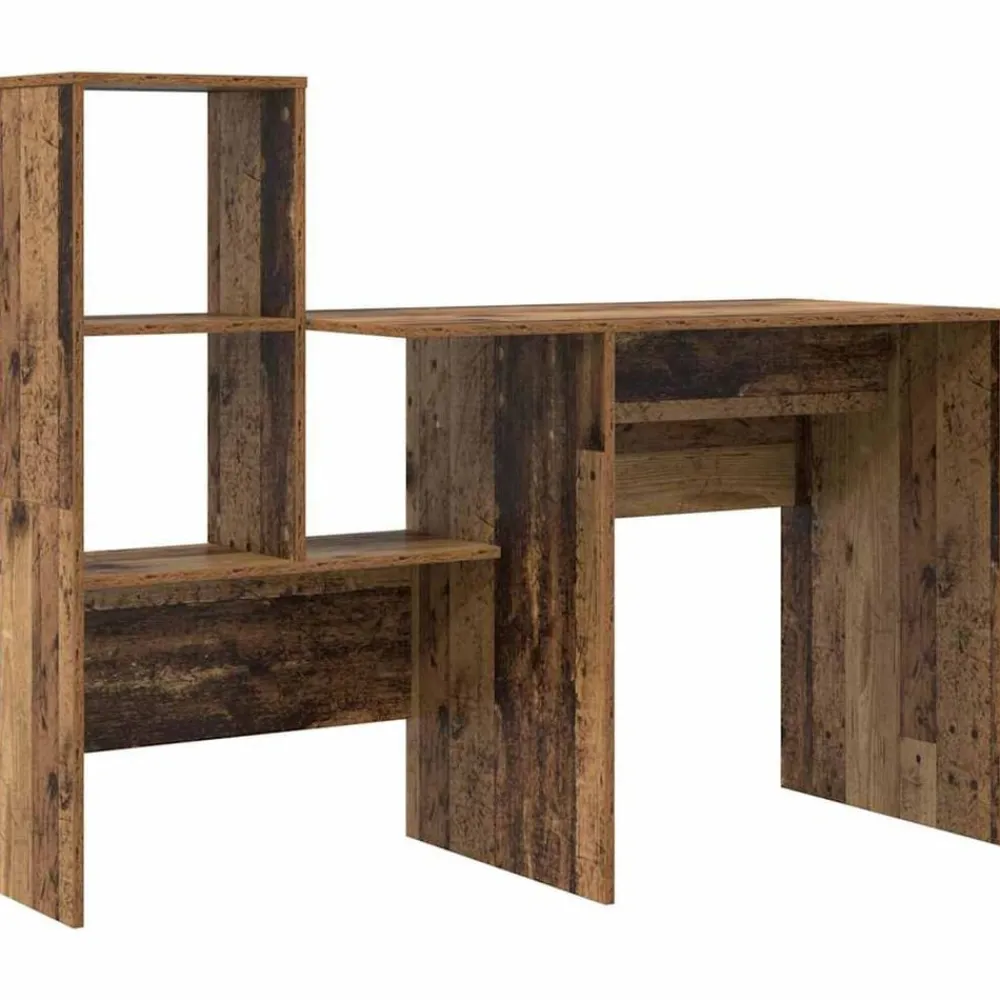 vidaXL Mobiliario De Oficina-Escritorio con cajón 131,5 x 50 x 106,5 cm