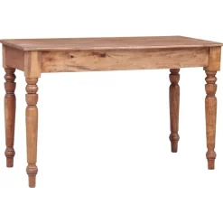 vidaXL Escritorio con cajones madera maciza de caoba 117x57x75 cm madera maciza reciclada New