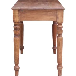 vidaXL Escritorio con cajones madera maciza de caoba 117x57x75 cm madera maciza reciclada New