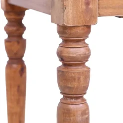 vidaXL Escritorio con cajones madera maciza de caoba 117x57x75 cm madera maciza reciclada New