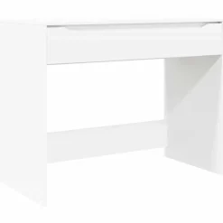 vidaXL Escritorio con cajón 100 x 50 x 78 cm Madera de ingeniería White Online