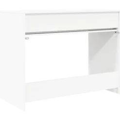 vidaXL Escritorio con cajón 100 x 50 x 78 cm Madera de ingeniería White Online