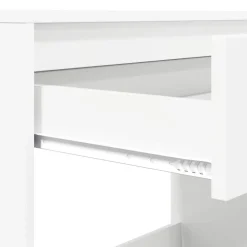 vidaXL Escritorio con cajón 100 x 50 x 78 cm Madera de ingeniería White Online