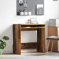 vidaXL Escritorio con cajón 77.5 x 43 x 79 cm Madera envejecida