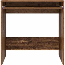 vidaXL Escritorio con cajón 77.5 x 43 x 79 cm Madera envejecida