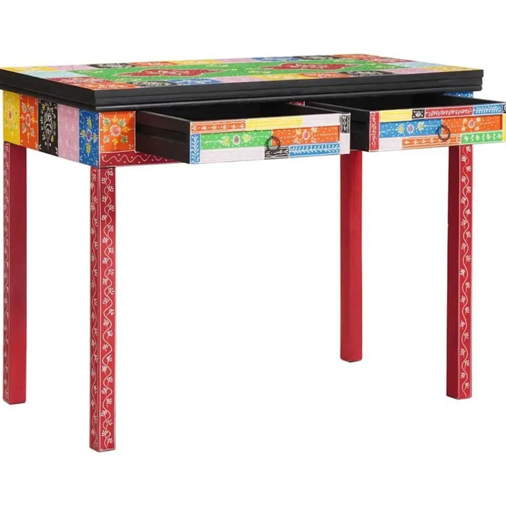 vidaXL Mobiliario De Oficina-Escritorio con cajón Multicolor 100 x 50 x 77 cm