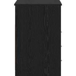 vidaXL Escritorio con cajón 2 pcs 140 x 50 x 76 cm Roble negro Online