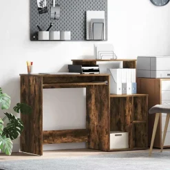 vidaXL Mobiliario De Oficina-Escritorio con cajón 120,5 x 44 x 88,5 cm