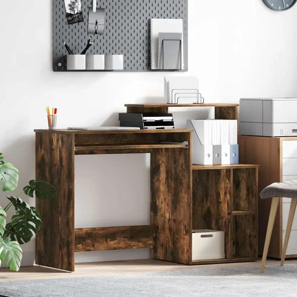vidaXL Mobiliario De Oficina-Escritorio con cajón 120,5 x 44 x 88,5 cm