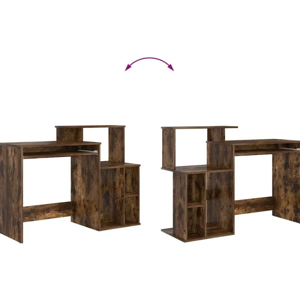 vidaXL Mobiliario De Oficina-Escritorio con cajón 120,5 x 44 x 88,5 cm