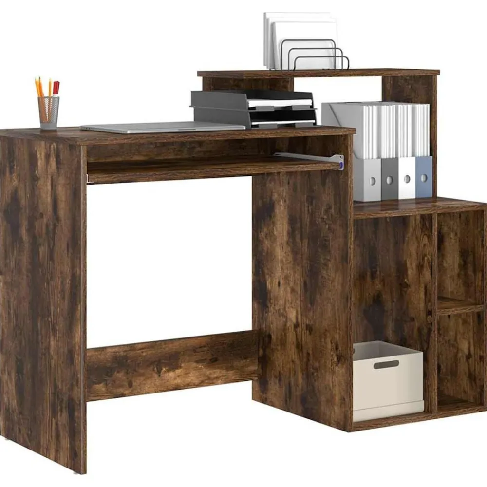 vidaXL Mobiliario De Oficina-Escritorio con cajón 120,5 x 44 x 88,5 cm