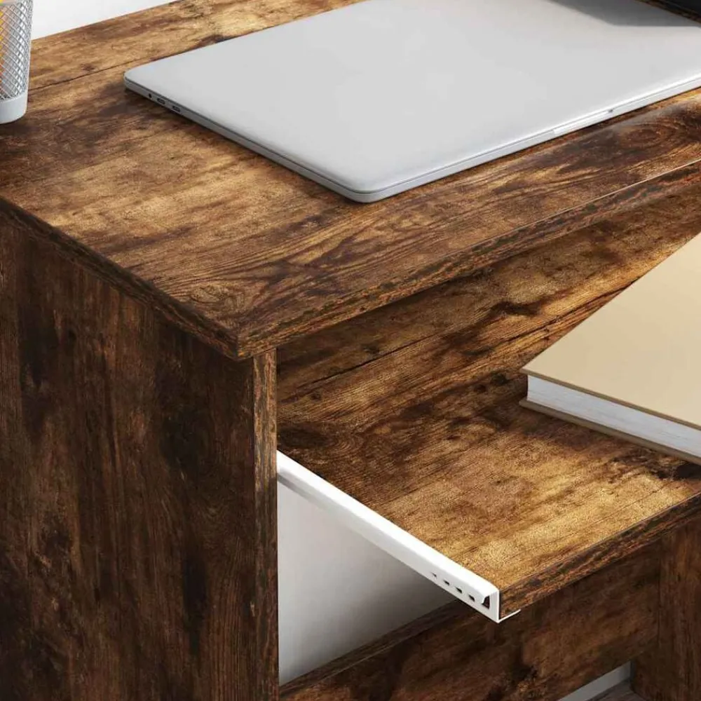 vidaXL Mobiliario De Oficina-Escritorio con cajón 120,5 x 44 x 88,5 cm