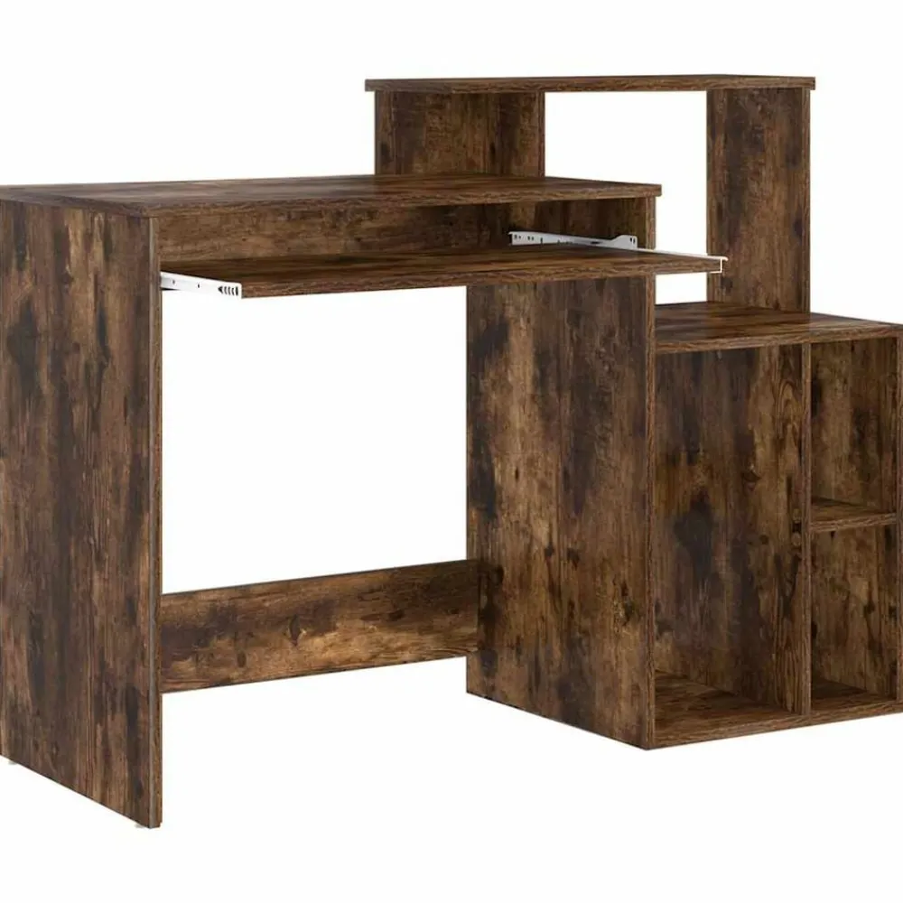 vidaXL Mobiliario De Oficina-Escritorio con cajón 120,5 x 44 x 88,5 cm
