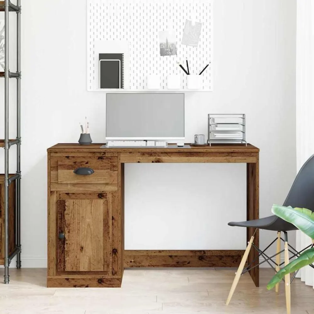 vidaXL Mobiliario De Oficina-Escritorio con cajón 50 x 115 x 75 cm