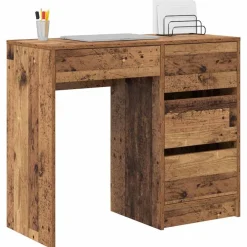vidaXL Mobiliario De Oficina-Escritorio con cajón 90 x 37.5 x 75 cm