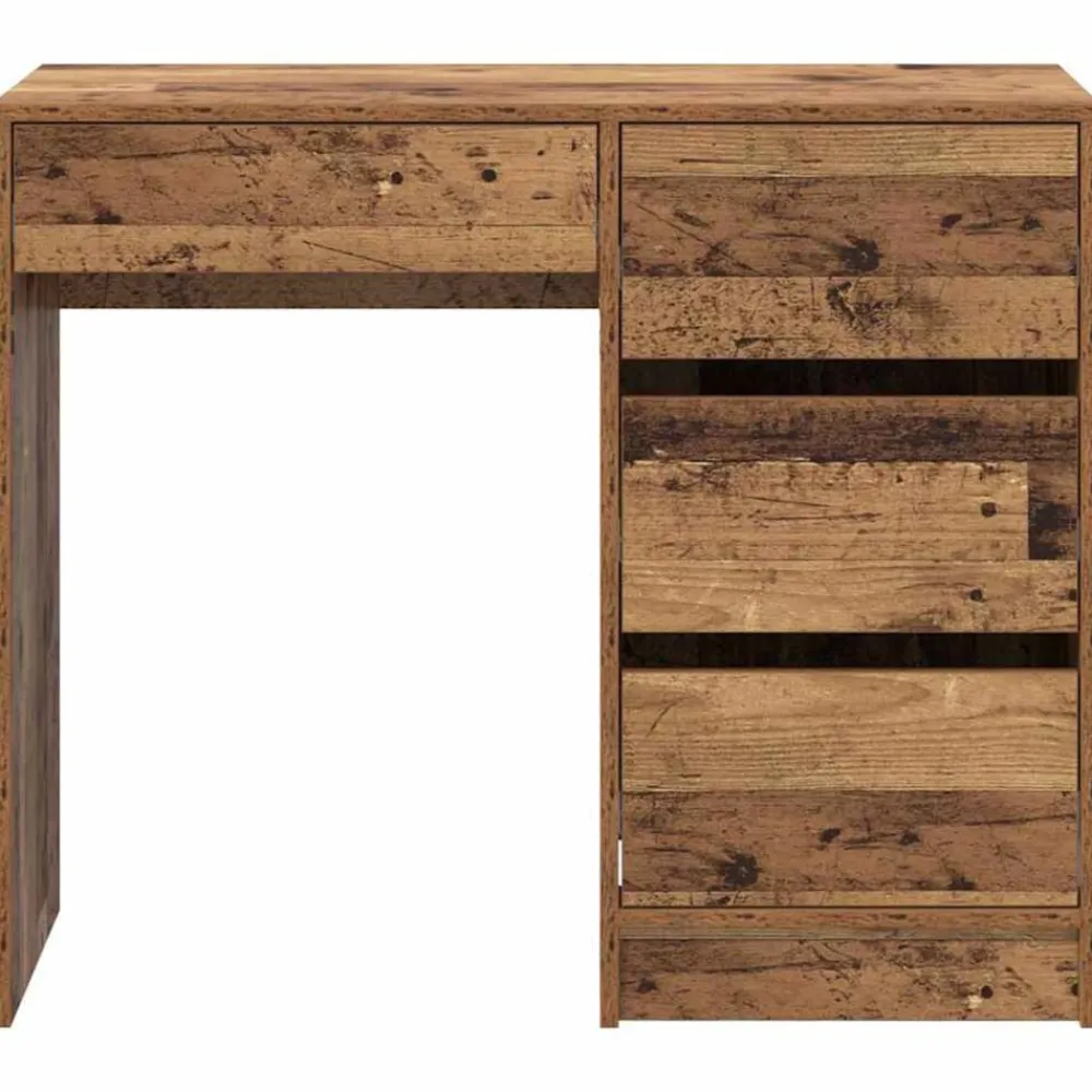 vidaXL Mobiliario De Oficina-Escritorio con cajón 90 x 37.5 x 75 cm