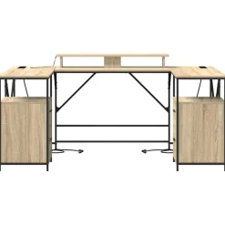 vidaXL Mobiliario De Oficina-Escritorio con cajón 182 x 101 x 87,5 cm