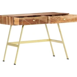 vidaXL Escritorio con cajones madera maciza de acacia 100x55x75 cm Hot