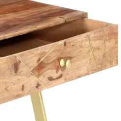 vidaXL Escritorio con cajones madera maciza de acacia 100x55x75 cm Hot