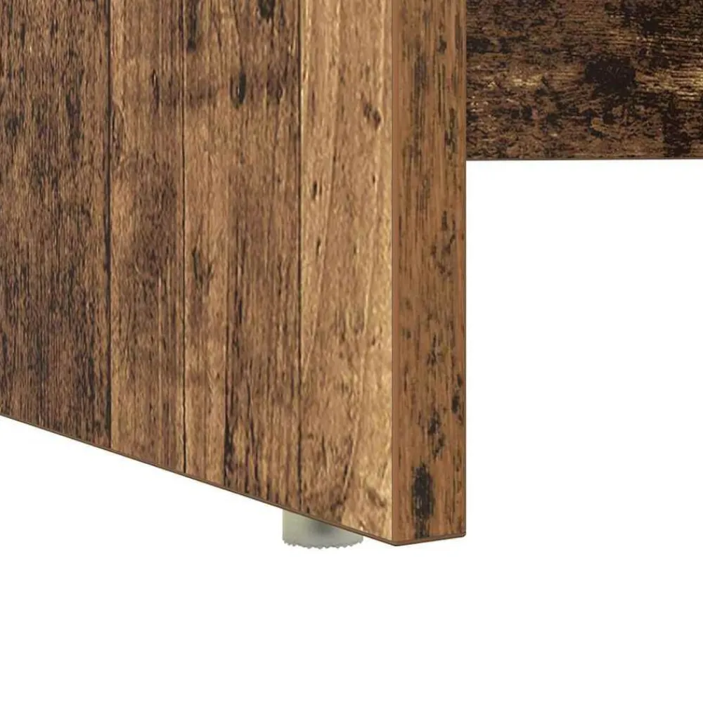 vidaXL Escritorio con cajón 120,5 x 44 x 88,5 cm Madera envejecida New