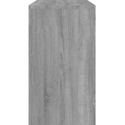 vidaXL Escritorio con cajón y armario contrachapada 100x40x73 cm Gris sonoma Hot