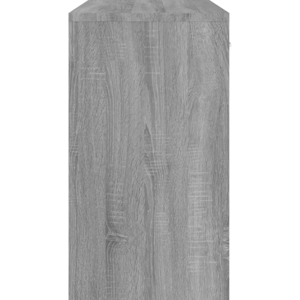 vidaXL Escritorio con cajón y armario contrachapada 100x40x73 cm Gris sonoma Hot