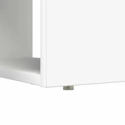 vidaXL Escritorio con estante 113 x 54 x 120 cm Madera de ingeniería White Sale