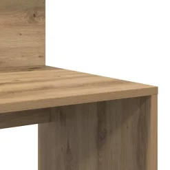 vidaXL Mobiliario De Oficina-Escritorio con estante Roble artesanal 90 x 48 x 101,5 cm