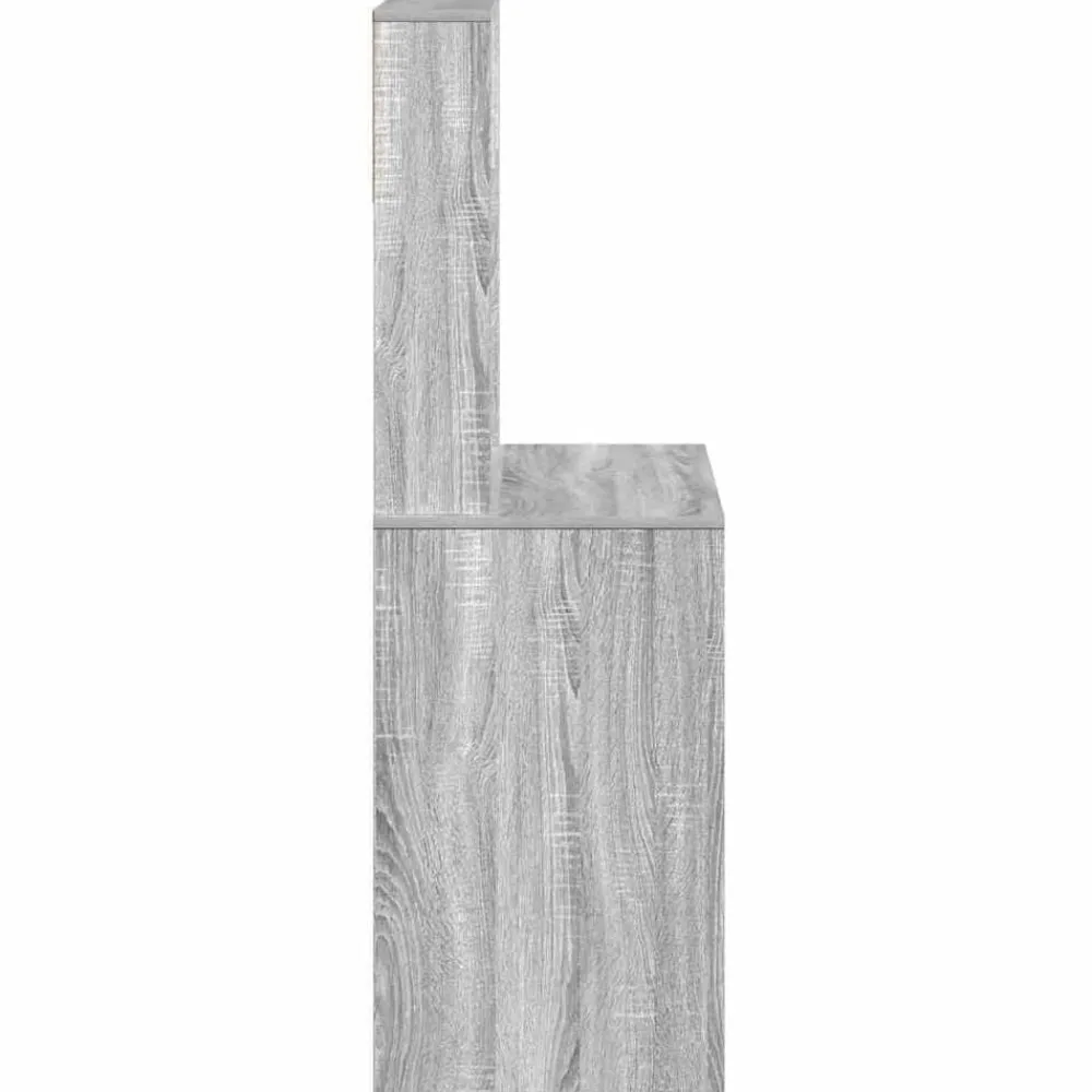 vidaXL Mobiliario De Oficina-Escritorio con estantes contrachapada 100x45x140 cm