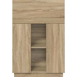 vidaXL Mobiliario De Oficina-Escritorio con estante 71.5 x 31.5 x 106.5 cm