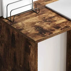 vidaXL Mobiliario De Oficina-Escritorio con estante 78,5 x 37 x 154,5 cm