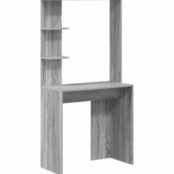 vidaXL Mobiliario De Oficina-Escritorio con estante 78,5 x 37 x 154,5 cm